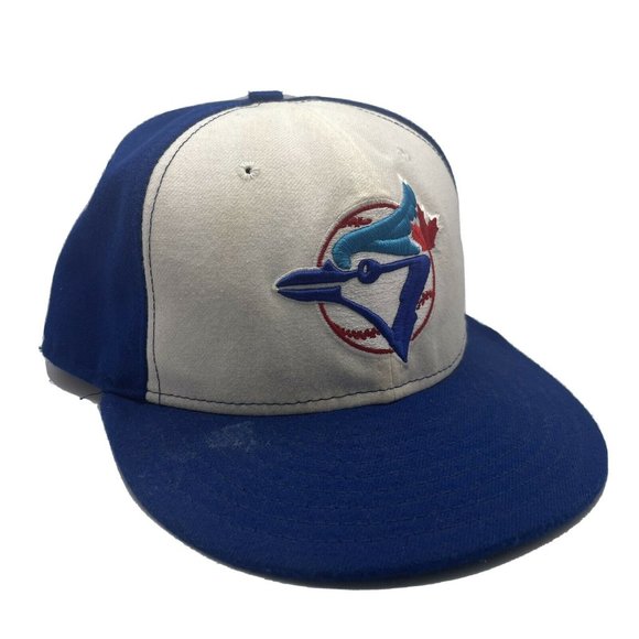 Toronto Blue Jays Vintage New Era Fitted Pro Model Hat Cap MLB 7 1/8 80s Fits 7 - Picture 1 of 12